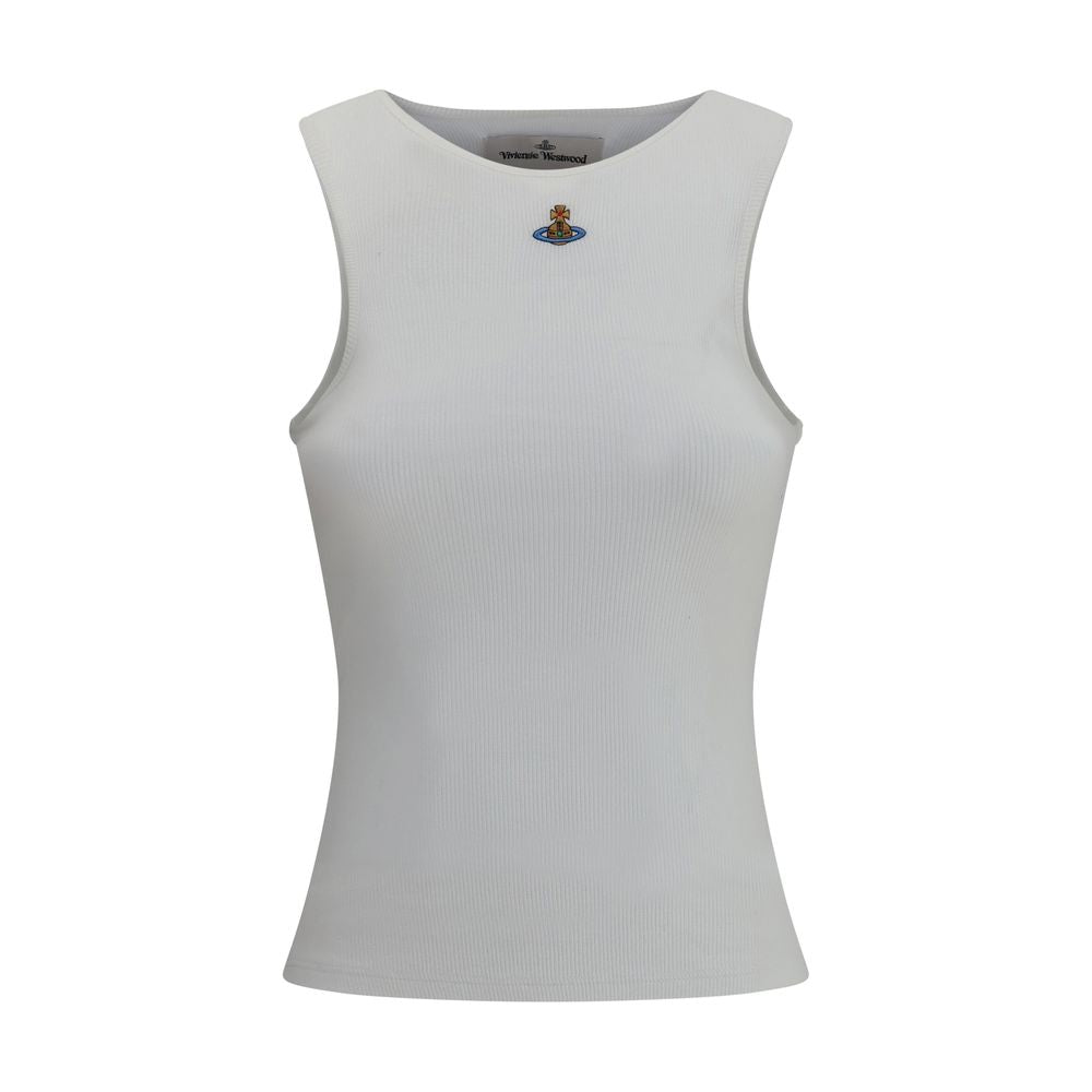 Vivienne Westwood White Cotton Tank Tops